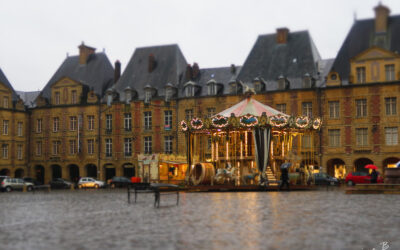 Place Ducale sous la pluie