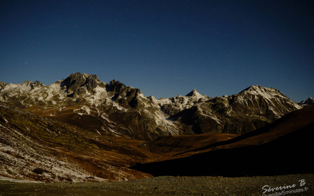 Nuit étoilée depuis le col de la Croix de Fer